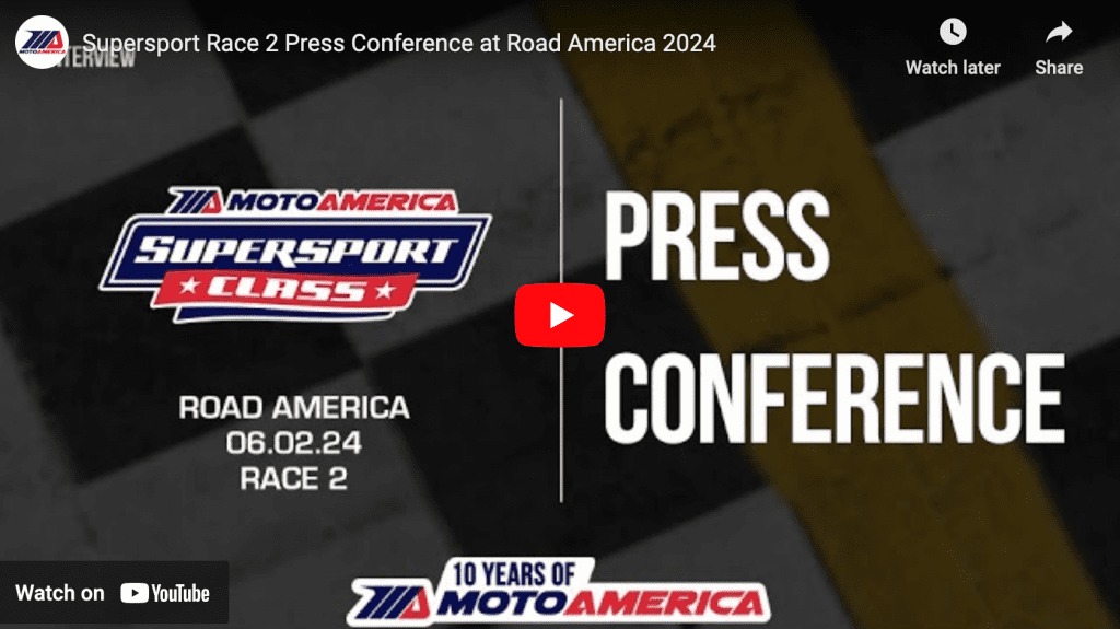 Read more about the article Video: Supersport Race Two Press Conference From Road America